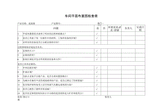 车间平面布置图检查表.docx