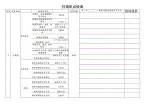 拉链机机械动态点检表.docx
