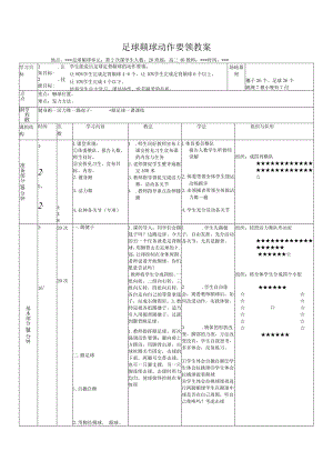 足球颠球动作要领教案.docx