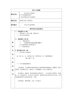大学羽毛球教学学习底线抽球技术教案.docx