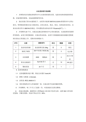 水处理系统年保参数.docx