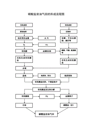碳酸盐岩油气田的形成流程图.docx