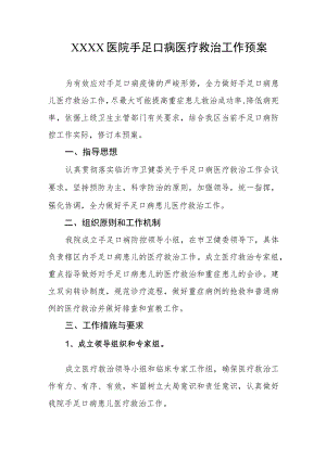 医院手足口病医疗救治工作预案.docx