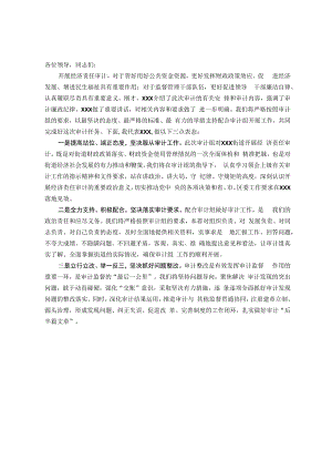 在经济责任审计动员会议上的表态发言.docx