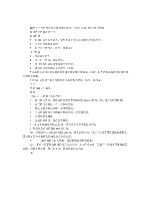 2023年“文明节俭操办婚丧喜庆事宜”专项工作部门单位考评细则.docx