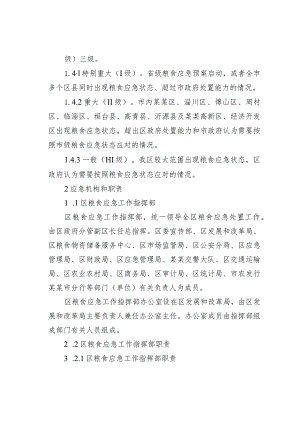 某某区关于粮食安全风险防控应急预案.docx