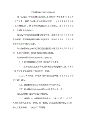 医院财务收支审计实施办法.docx