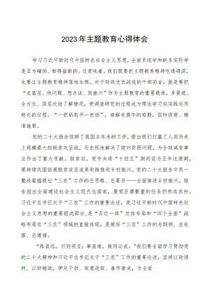 2023年财政所党员干部主题教育心得体会十篇.docx