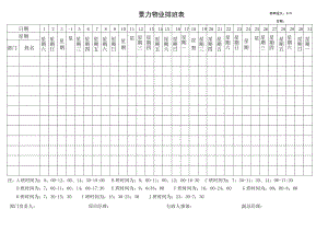 物业排班表.docx