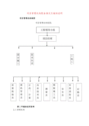项目管理机构配备情况及辅助说明.docx