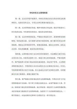 学校财务支出管理制度.docx