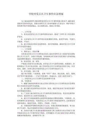 学校突发公共卫生事件应急预案.docx