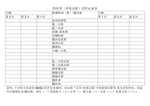 肌痉挛（牵张反射）评价记录表.docx