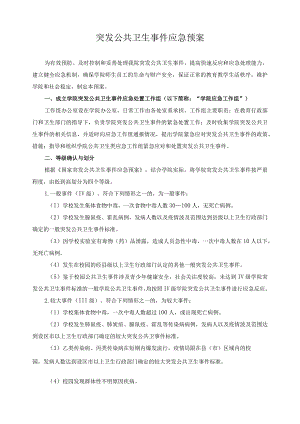 突发公共卫生事件应急预案.docx