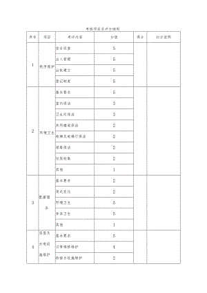 考核项目及评分细则.docx