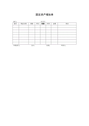 固定资产增加单.docx