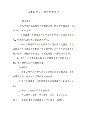 消毒供应中心空气层流要求.docx
