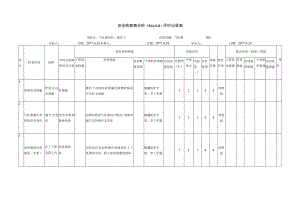 气化器安全检查表分析评价记录表.docx