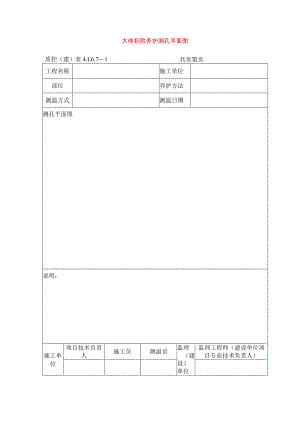 建筑工程大体积砼养护测孔平面图(示范文本).docx