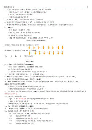 信息安全复习.docx
