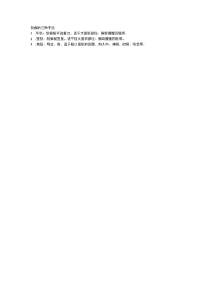 刮痧的三种手法.docx