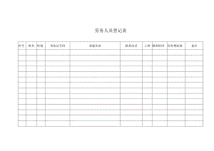劳务人员登记表.docx