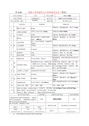 水利水电工程混凝土防渗墙单元工程质量评定表(示范文本).docx