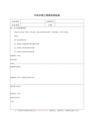 分项分部工程验收报验表.docx