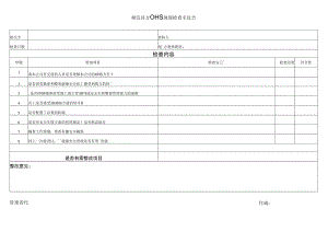 相关方OHS现场检查报告.docx