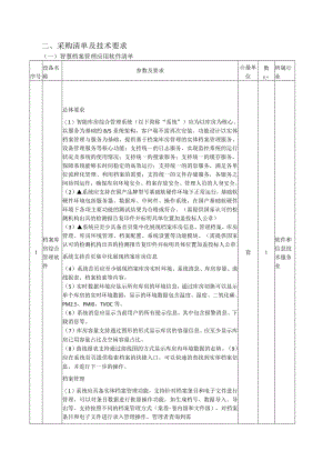 采购清单及技术要求.docx