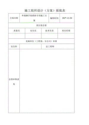 施工方案报批表范文.docx