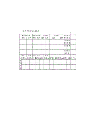 车辆费用支出月报表样本.docx