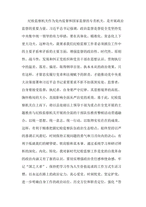 纪检监察干部研讨发言：深学细悟出真知笃信笃行显担当.docx