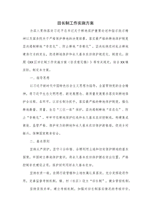 田长制工作实施方案.docx