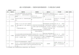 湛江市预拌混凝土预拌砂浆和预制构件专项检查评分细则.docx
