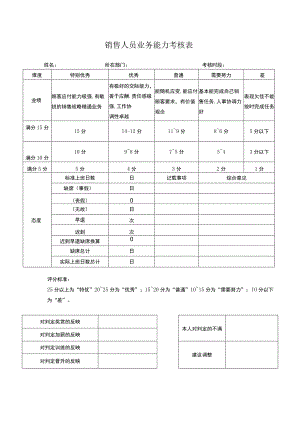 销售人员业务能力考核表.docx