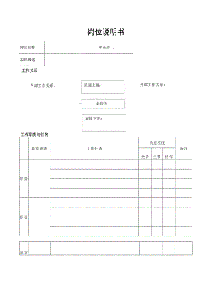 岗位说明书.docx