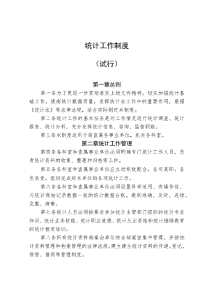 统计工作制度.docx