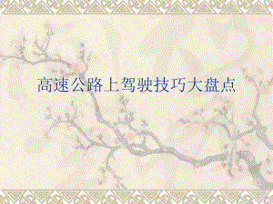 高速公路上驾驶技巧大盘点.ppt