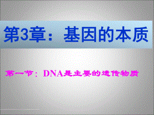 讲课DNA是主要的遗传物质.ppt