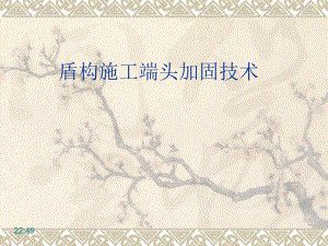 资料盾构施工端头加固技巧讲座.ppt