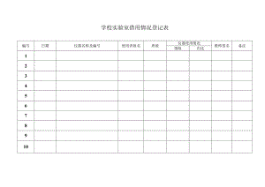 学校实验室借用情况登记表.docx