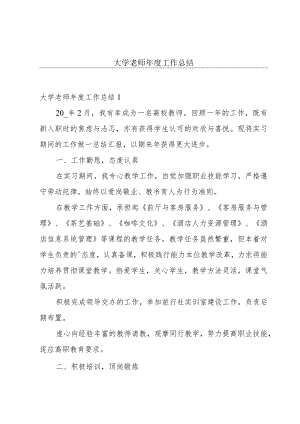 大学老师年度工作总结.docx