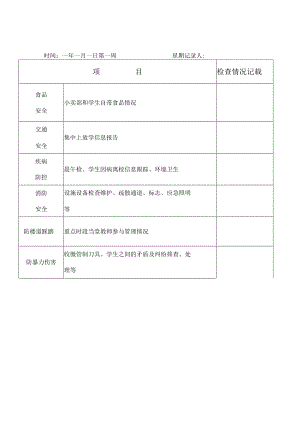 学校安全工作日志.docx