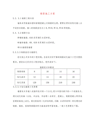 植筋施工方案.docx