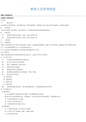 销售人员管理制度.docx