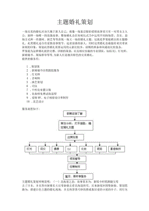 主题婚礼策划方案.docx