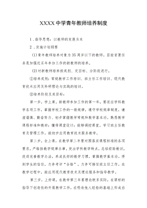 中学青年教师培养制度.docx