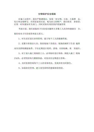 文物保护安全措施.docx