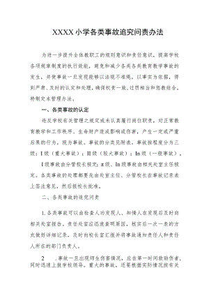 小学各类事故追究问责办法.docx